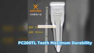 PC200TL Bucket Teeth Durable Excavator Parts